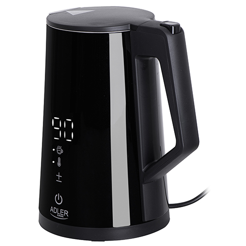 Elektrická kanvica Adler LED s reguláciou teploty 1,7L STRIX